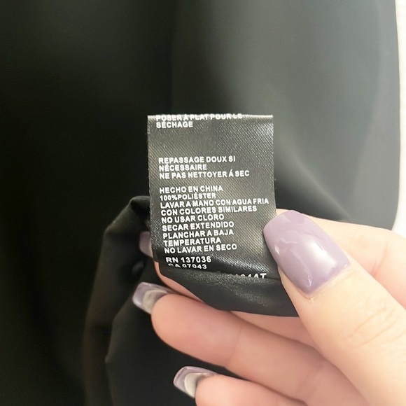 Paper Crane Black Beaded Gold And Silver High Neck Chiffon Top - Picture 7 of 11